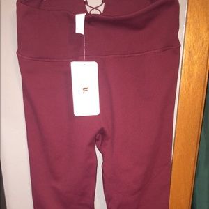 Maroon Fabletics Leggings